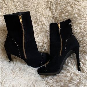 Express bootie heels, worn once!